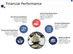 Financial performance ppt infographics background designs