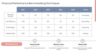 Financial Performance Trends 2025 PPT Outline AT Analytical Impactful