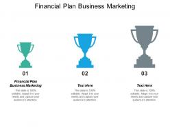 Financial plan business marketing ppt powerpoint presentation professional layout cpb