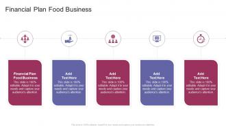 Financial Plan Food Business In Powerpoint And Google Slides Cpb