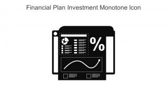 Financial Plan Investment Monotone Icon In Powerpoint Pptx Png And Editable Eps Format