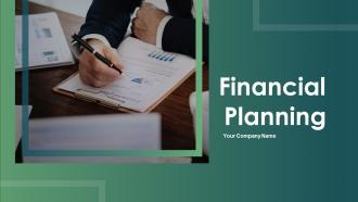 Financial Planing Powerpoint Presentation Slides