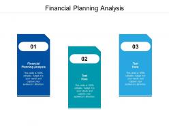 Financial planning analysis ppt powerpoint presentation slides mockup cpb