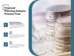 Financial planning analysis process flow ppt powerpoint presentation gallery icons cpb