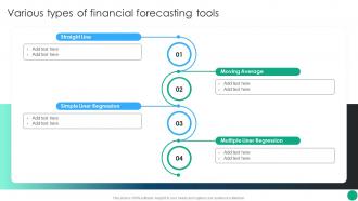 Financial Planning And Analysis Best Practices Various Types Of Financial Forecasting Tools