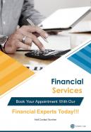 Financial planning and consulting four page brochure template