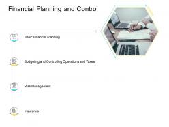Financial planning and control company management ppt professional