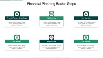 Financial Planning Basics Steps In Powerpoint And Google Slides Cpb