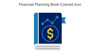 Financial Planning Book Colored Icon In Powerpoint Pptx Png And Editable Eps Format
