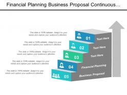 Financial planning business proposal continuous improvement plan business plan cpb