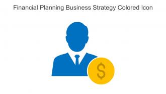 Financial Planning Business Strategy Colored Icon In Powerpoint Pptx Png And Editable Eps Format