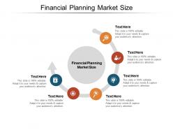 Financial planning market size ppt powerpoint presentation gallery icons cpb