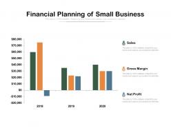 Financial planning of small business