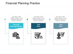 Financial planning practice ppt powerpoint presentation gallery sample cpb