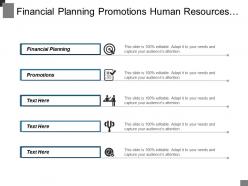 Financial planning promotions human resources management brand management cpb