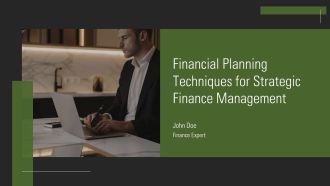 Financial Planning Techniques For Strategic Finance Management PPT Summary AT