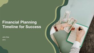 Financial Planning Timeline For Success PPT Example AT