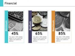 Financial ppt show grid