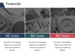 Financial ppt slides graphics template