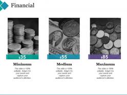 Financial Ppt Summary Background Images