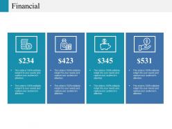 Financial ppt summary information