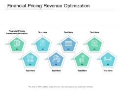 Financial pricing revenue optimization ppt powerpoint presentation model deck cpb
