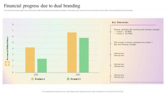Financial Progress Due To Dual Branding Multi Brand Marketing Campaign For Audience Engagement