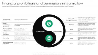 Financial Prohibitions And Permissions Everything You Need To Know About Islamic Fin SS V