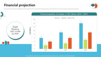 Financial Projection Usetrace Investor Funding Elevator Pitch Deck