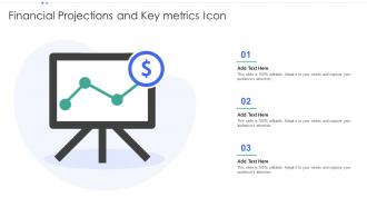 Financial Projections And Key Metrics Icon