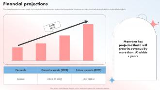 Financial Projections Beauty Supplies Provider Investor Funding Elevator Pitch Deck