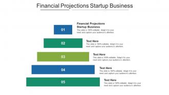 Financial projections startup business ppt powerpoint presentation model slide portrait cpb