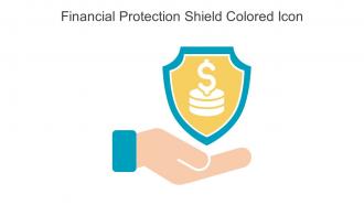 Financial Protection Shield Colored Icon In Powerpoint Pptx Png And Editable Eps Format