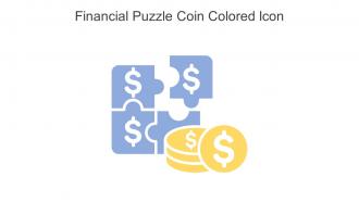 Financial Puzzle Coin Colored Icon In Powerpoint Pptx Png And Editable Eps Format