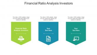 Financial ratio analysis investors ppt powerpoint presentation infographics slide cpb