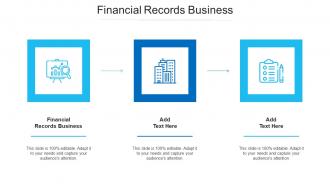Financial Records Business Ppt Powerpoint Presentation Infographics Graphics Cpb