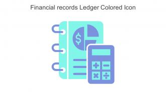 Financial Records Ledger Colored Icon In Powerpoint Pptx Png And Editable Eps Format