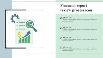Financial Report Review Process Icon