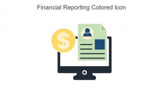 Financial Reporting Colored Icon In Powerpoint Pptx Png And Editable Eps Format