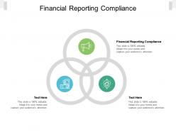 Financial reporting compliance ppt powerpoint presentation professional background images cpb
