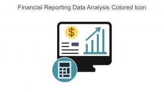 Financial Reporting Data Analysis Colored Icon In Powerpoint Pptx Png And Editable Eps Format