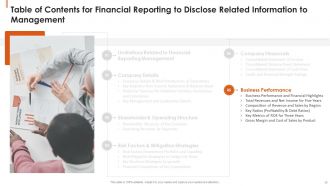 Financial Reporting To Disclose Related Information To Management Powerpoint Presentation Slides