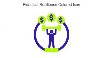 Financial Resilience Colored Icon In Powerpoint Pptx Png And Editable Eps Format