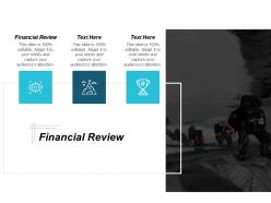 Financial review ppt powerpoint presentation ideas slideshow cpb