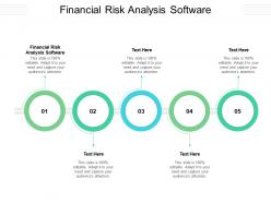 Financial risk analysis software ppt powerpoint presentation infographics slide portrait cpb