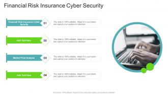 Financial Risk Insurance Cyber Security In Powerpoint And Google Slides Cpb