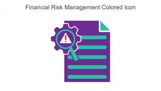 Financial Risk Management Colored Icon In Powerpoint Pptx Png And Editable Eps Format
