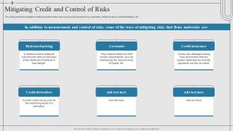Financial Risk Management Strategies Mitigating Credit And Control Of Risks
