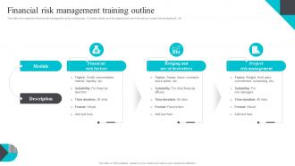 Financial Risk Management Training Outline