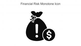 Financial Risk Monotone Icon In Powerpoint Pptx Png And Editable Eps Format